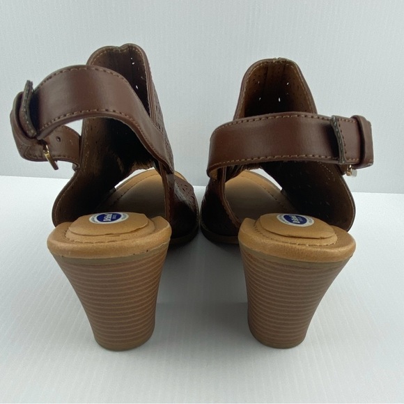 Dr. Scholl's Heels Open Toe Block Heeled Shoes Adjustable Strap Size 9 - Picture 5 of 12